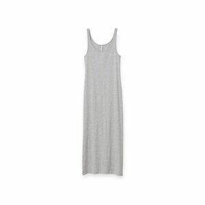 H&M Ribbed Jersey Dress Light Gray Marl Sz. S